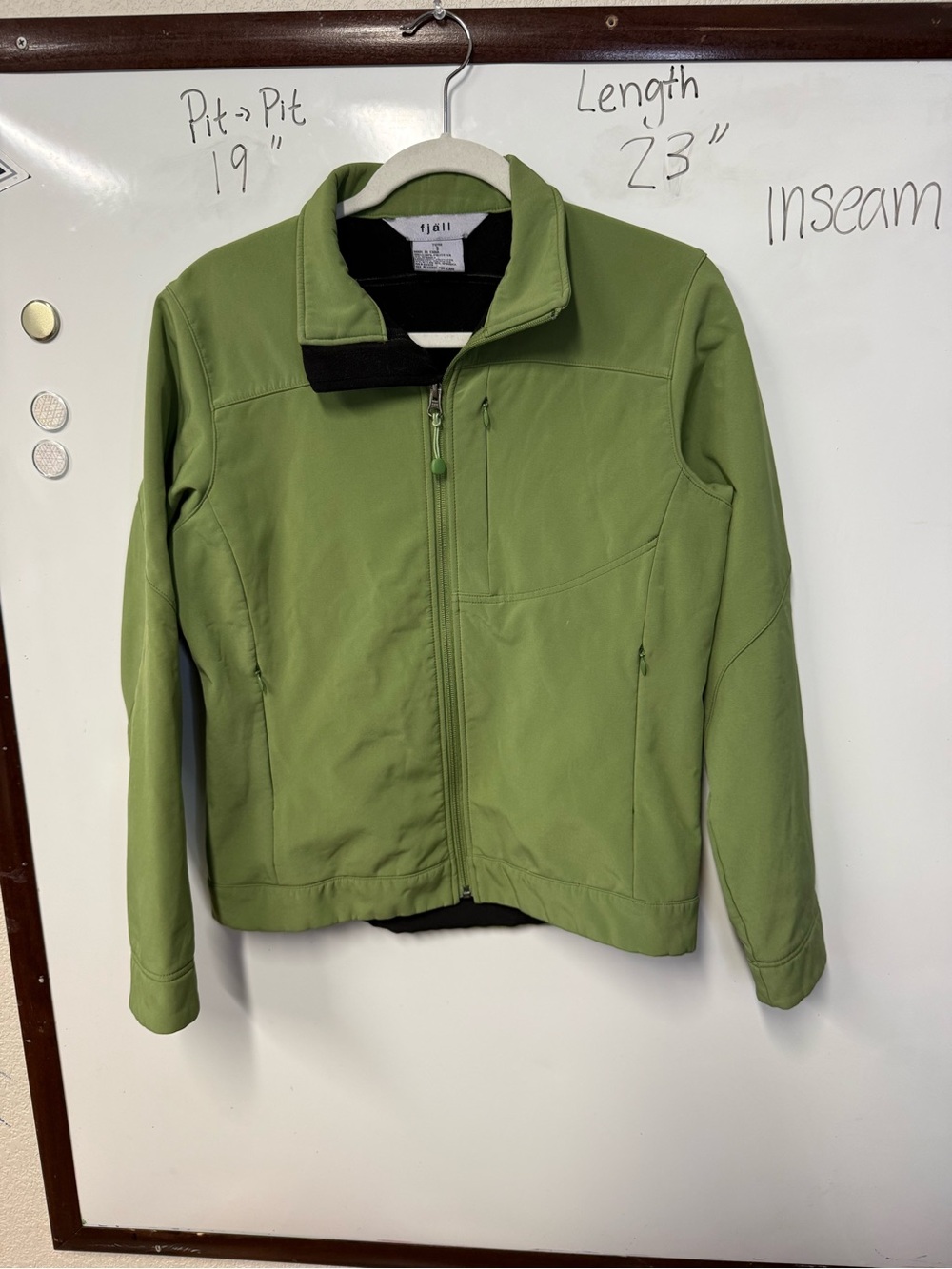 Fjallraven Women's Green Softshell Jacket small